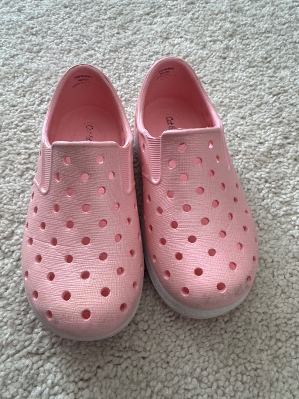 Cat & Jack Pink Slip-On Perforated Water Shoes